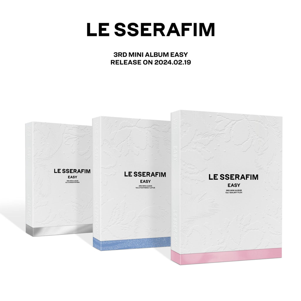 3rd Mini Album 'EASY' Vol. 2 [FEATHERLY LOTUS ] [Barnes & Noble Exclusive]  by LE SSERAFIM, CD