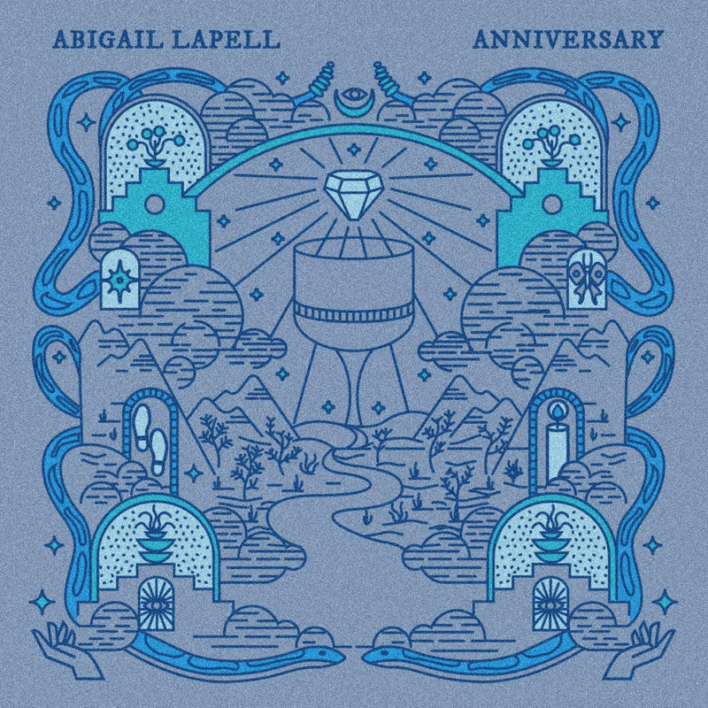 Abagail Lapell - Anniversary (Blue Vinyl) (New Vinyl)