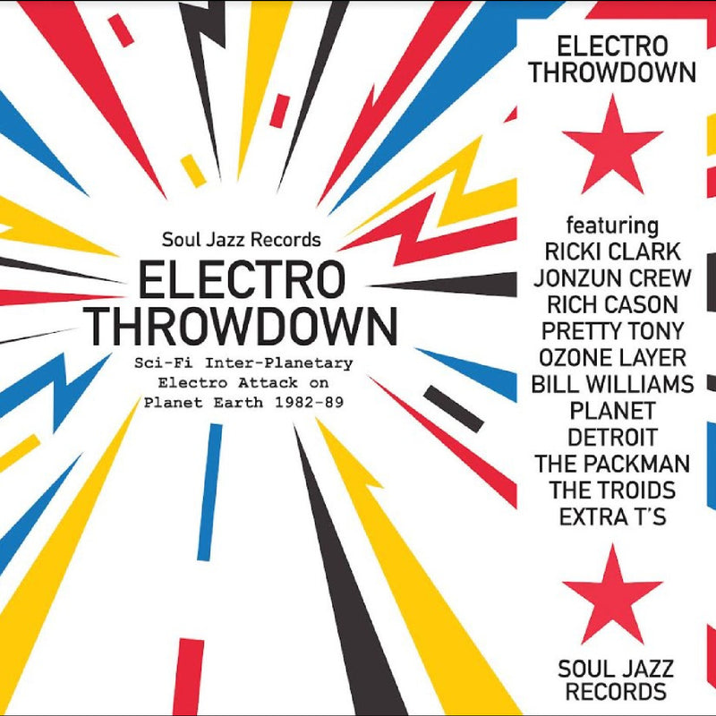 Soul Jazz Records Presents - ELECTRO THROWDOWN: Sci-Fi Inter-Planetary Electro Attack on Planet Earth 1982-89 (2LP) (New Vinyl)