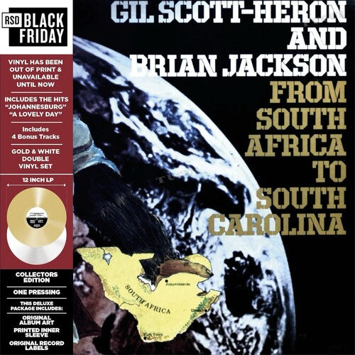 Gil Scott-Heron & Brian Jackson - From South Africa To South Carolina (2LP/Gold & White) (RSD Black Friday 2024) (New Vinyl)