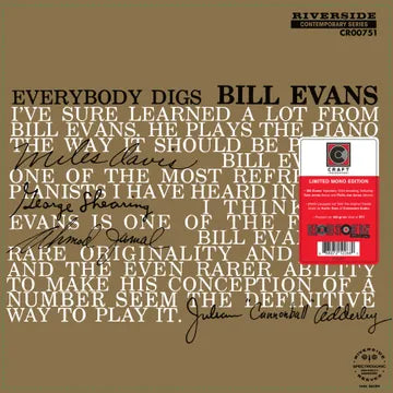 Bill Evans Trio - Everybody Digs Bill Evans (Mono) (RSD 2024) (New Vinyl)