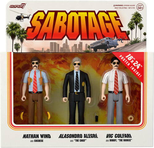 Sabotage - 3 Pack - ReAction Figure