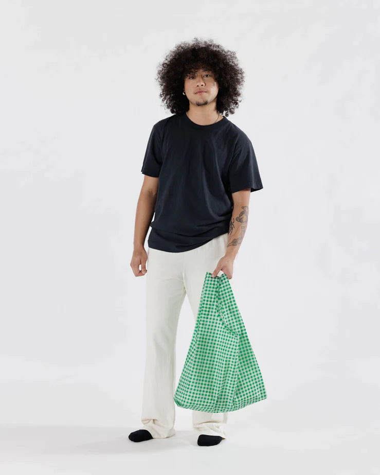 Baggu - Green Gingham Reusable Standard Bag