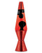 Lava Lamp Classic - CHROME PLATED CRIMSON/BLK/RED - PICK UP ONLY