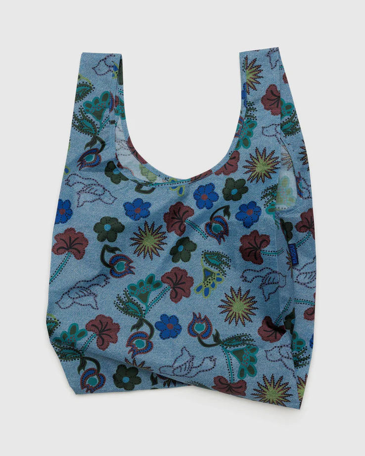 Digital Denim Birds - Standard Baggu Reusable Bag