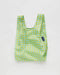 Mint Pixel Gingham - Baby Baggu Reusable Bag