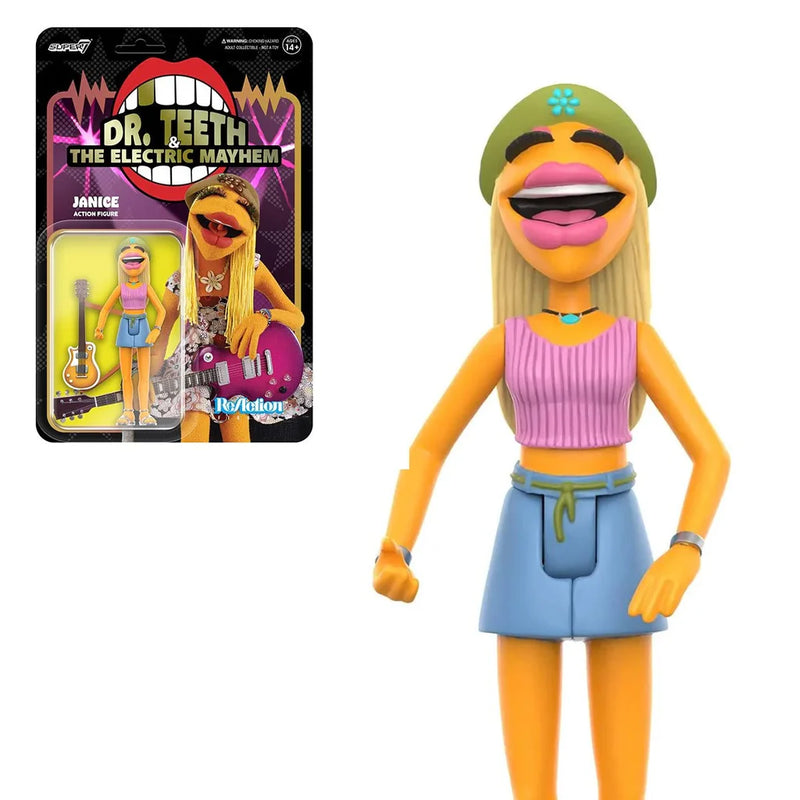 The Muppets - Electric Mayhem Band - Janice - ReAction Figure