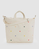 Horizonal - Embroidered Heart - Baggu Duck Tote (Canvas)