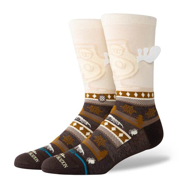 STANCE x National Lampoon's Christmas Vacation "Have Some Eggnog" Crew Socks