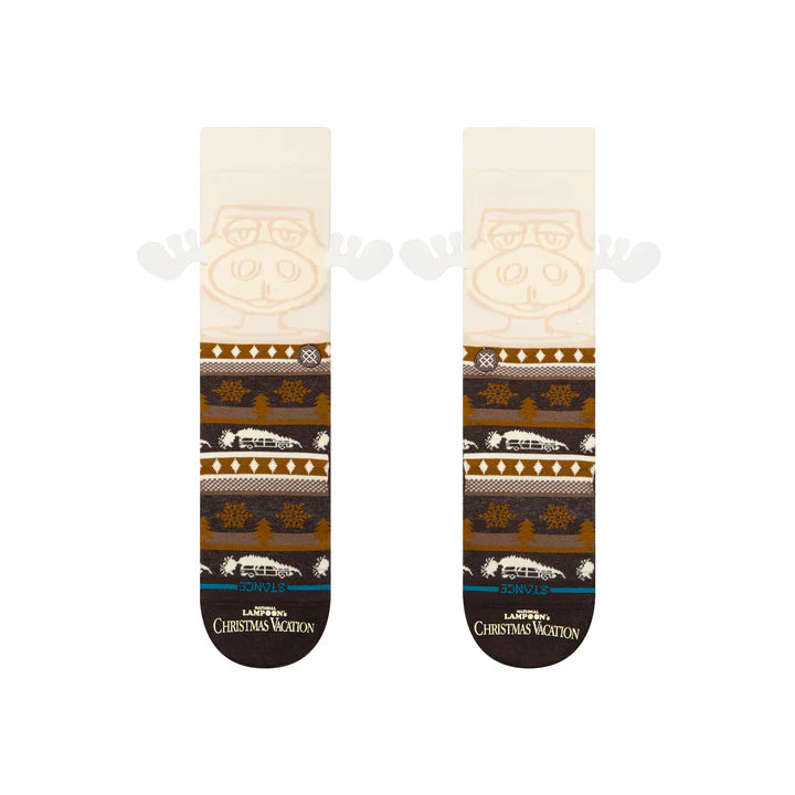 STANCE x National Lampoon's Christmas Vacation "Have Some Eggnog" Crew Socks