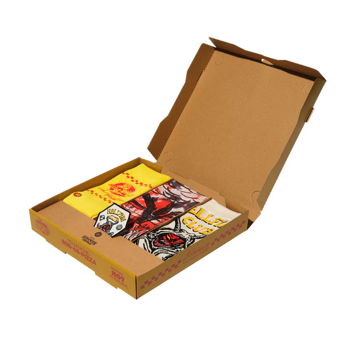 STANCE X Stranger Things Pizza Box Socks + Patch Set