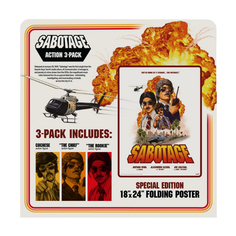 Sabotage - 3 Pack - ReAction Figure