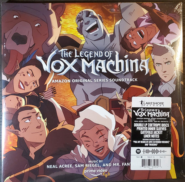 Neal Acree, Sam Riegel and Mr. Fantastic - The Legend Of Vox Machina (2LP Zoetrope Picture Discs) (New Vinyl)