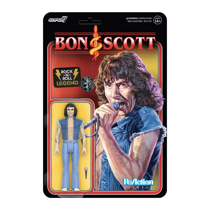 SUPER7 - Bon Scott ReAction Figures Wave 01