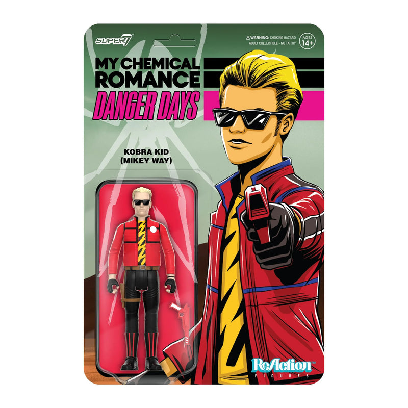 SUPER7 - My Chemical Romance 'Danger Days' ReAction Figure - Kobra Kid (Mikey Way)