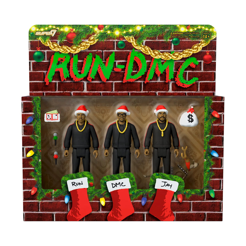 SUPER7 - RUN DMC ReAction Figures - Holiday 3-Pack