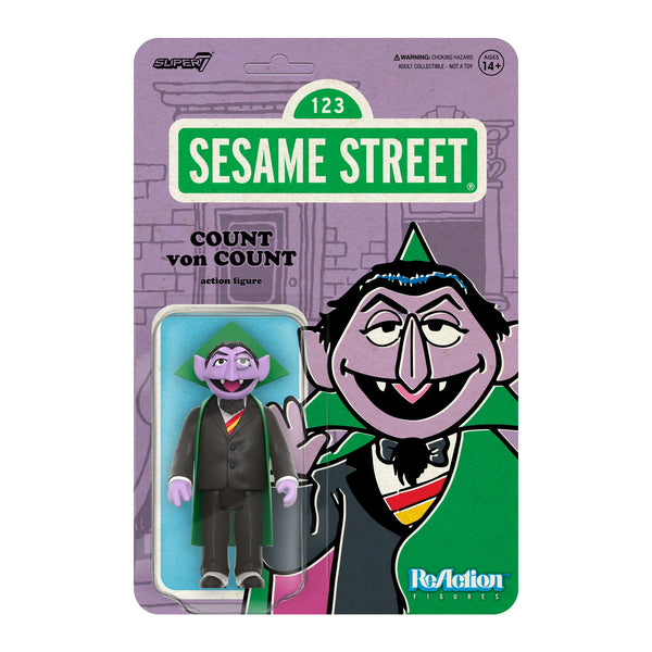 Super7 - Sesame Street Count von Count ReAction Figure