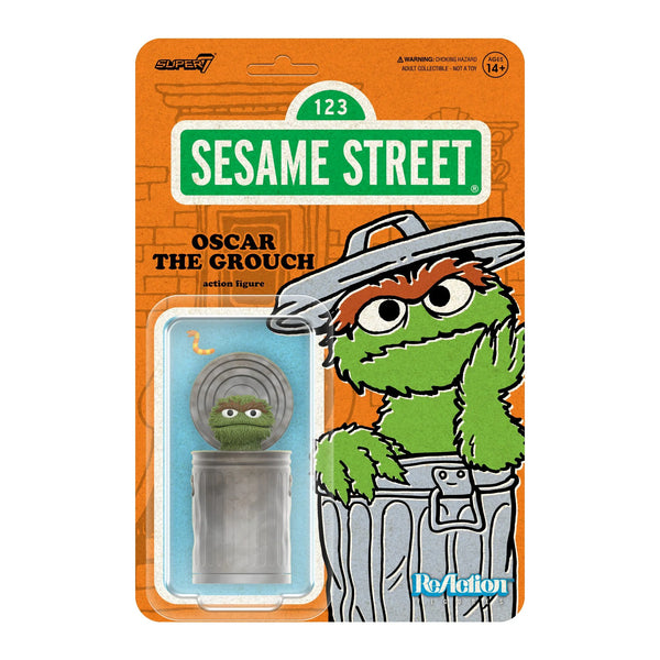 SUPER7 Sesame Street ReAction Figures Wave 2 - Oscar The Grouch