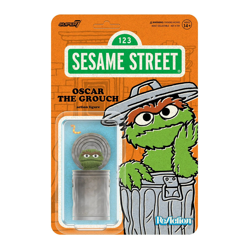 SUPER7 Sesame Street ReAction Figures Wave 2 - Oscar The Grouch