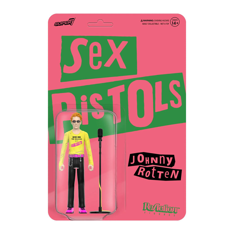 SUPER7 - Sex Pistols Reaction Figure - Johnny Rotten (Never Mind The Bollocks)