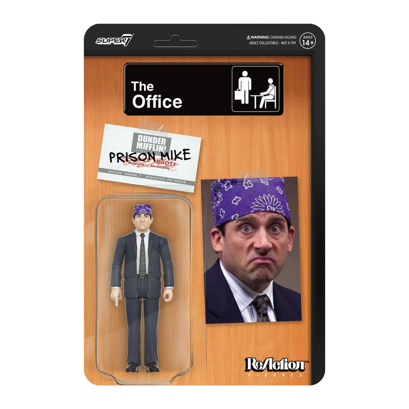 Super7 - The Office ReAction Figures Wave 2: Michael Scott (Prison Mike)