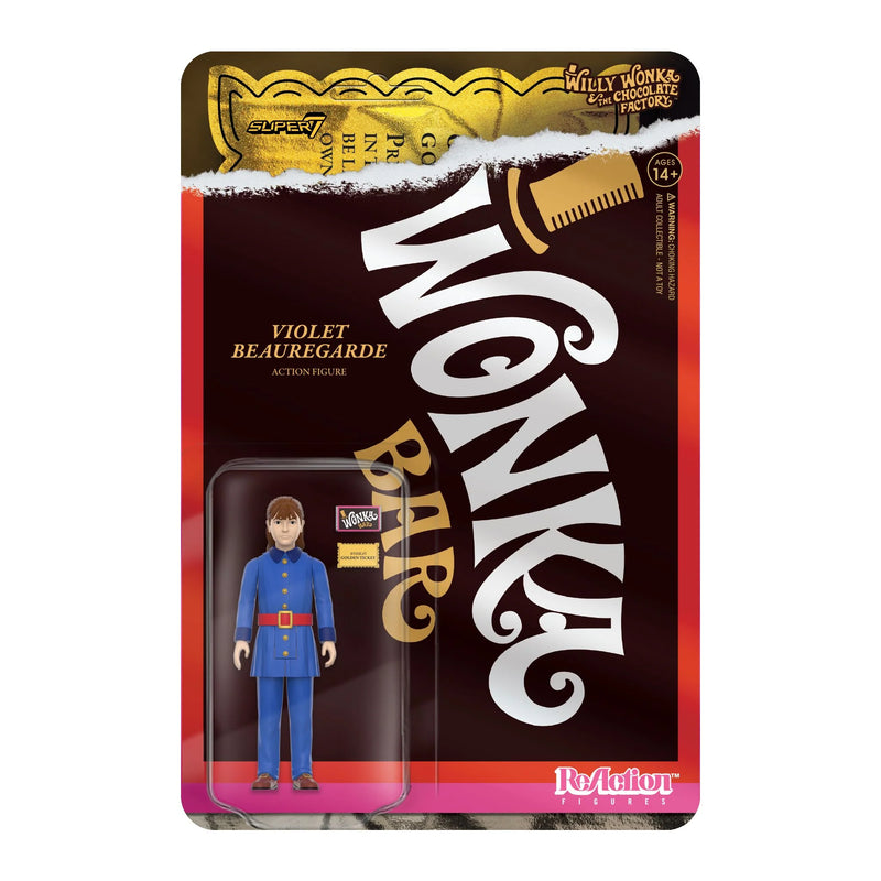 SUPER7 - Willy Wonka & The Chocolate Factory ReAction Figure - Violet