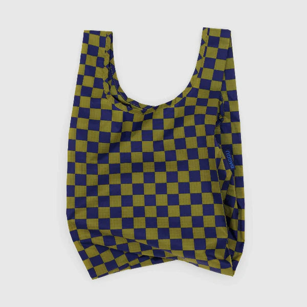 Baggu - Pear Navy Check Reusable Baby Bag