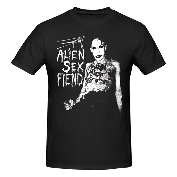 ALIEN SEX FIEND - Nik Fiend - BLACK - T-SHIRT