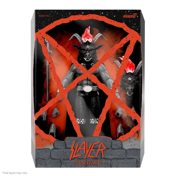 SUPER7 - Ultimates! Slayer Minotaur (Black Magic) Action Figure