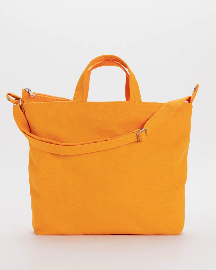 Horizonal Zip Tangerine - Baggu Duck Tote (Canvas)