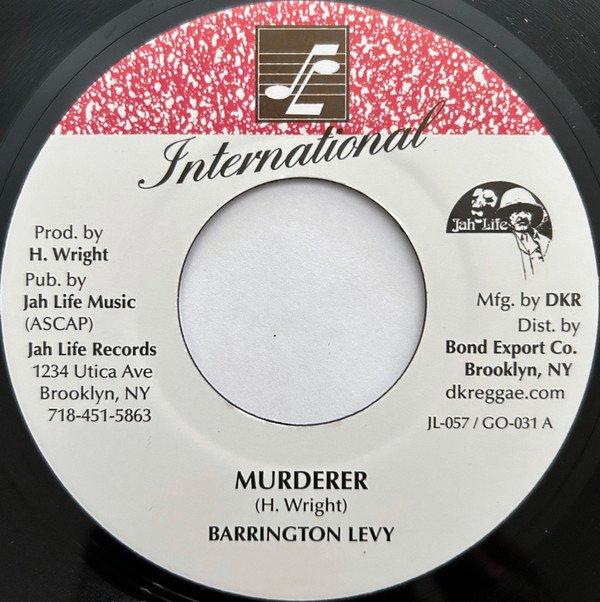 Barrington Levy - Murderer 7" (New Vinyl)