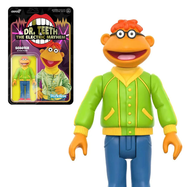The Muppets - Electric Mayhem Band - Scooter - ReAction Figure