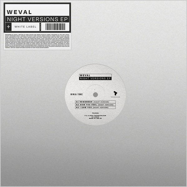 Weval - Night Versions EP (New Vinyl)