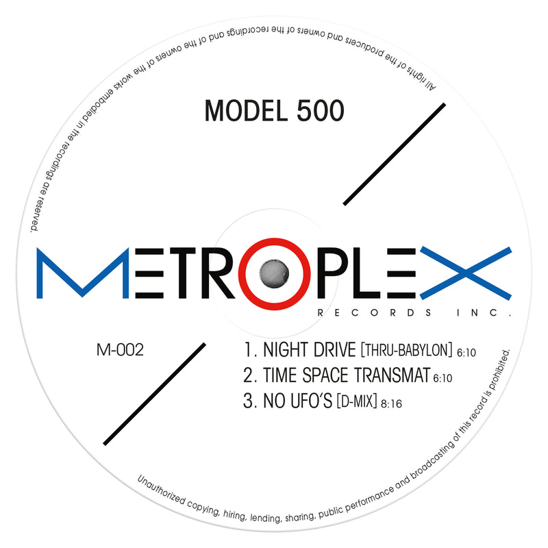 Model 500 - Night Drive (Thru-Babylon) 12" (Remastered Edition) (New Vinyl)