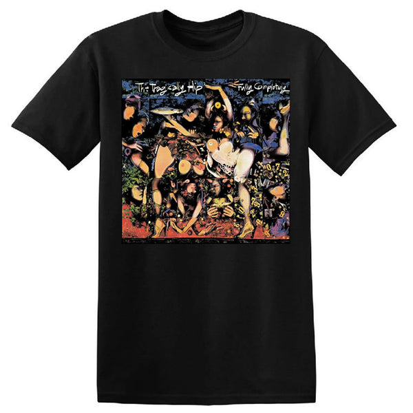 90s Tragically Hip Fully Completely Mosaic Rock Band store Cut t-shirt XXL