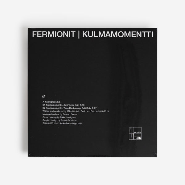 Ø (Mika Vainio) -  Fermionit | Kulmamomentti (12") (New Vinyl)