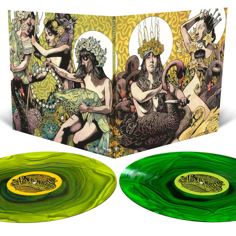 Baroness - Yellow & Green (2LP Yellow & Green Ripple Vinyl) (New Vinyl)