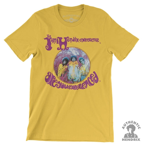 Jimi Hendrix - Are You Experienced Lightweight Yellow T-Shirt