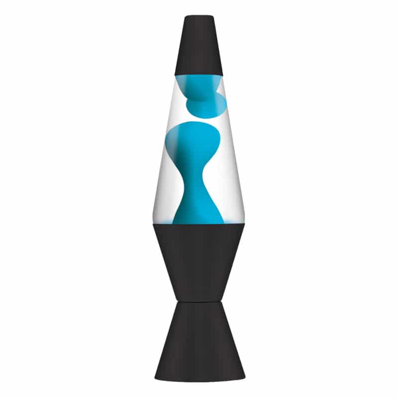 Lava Lamp Classic - BLUE / CLEAR LIQUID 14.5" - For PICK UP ONLY