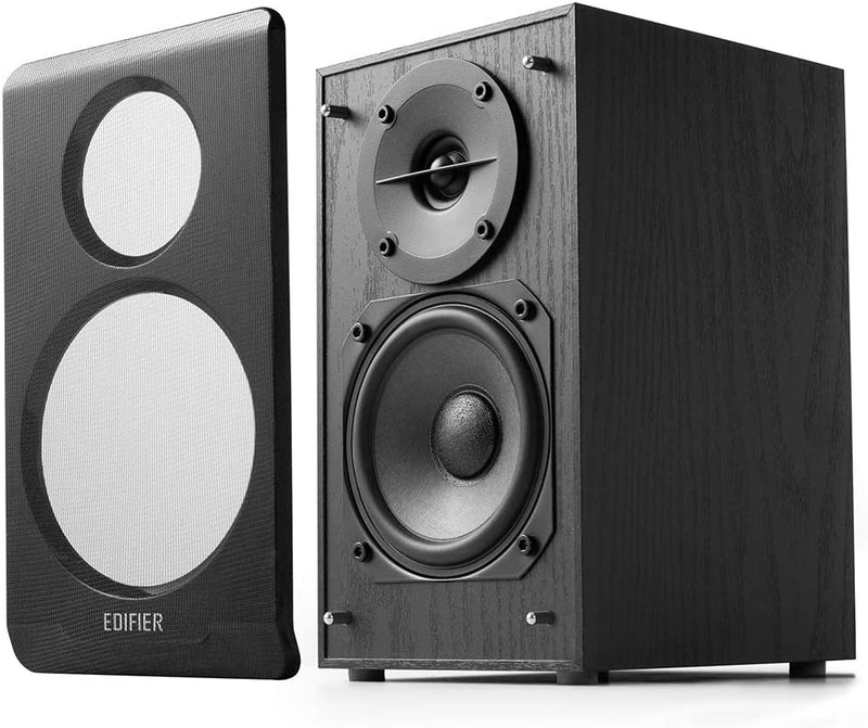 Edifier R33BT Active Bluetooth Speakers - 2.0 Bookshelf Speaker - Powered Studio Monitor, Black - Pair  *AVAILABLE FOR IN-STORE PICKUP ONLY*