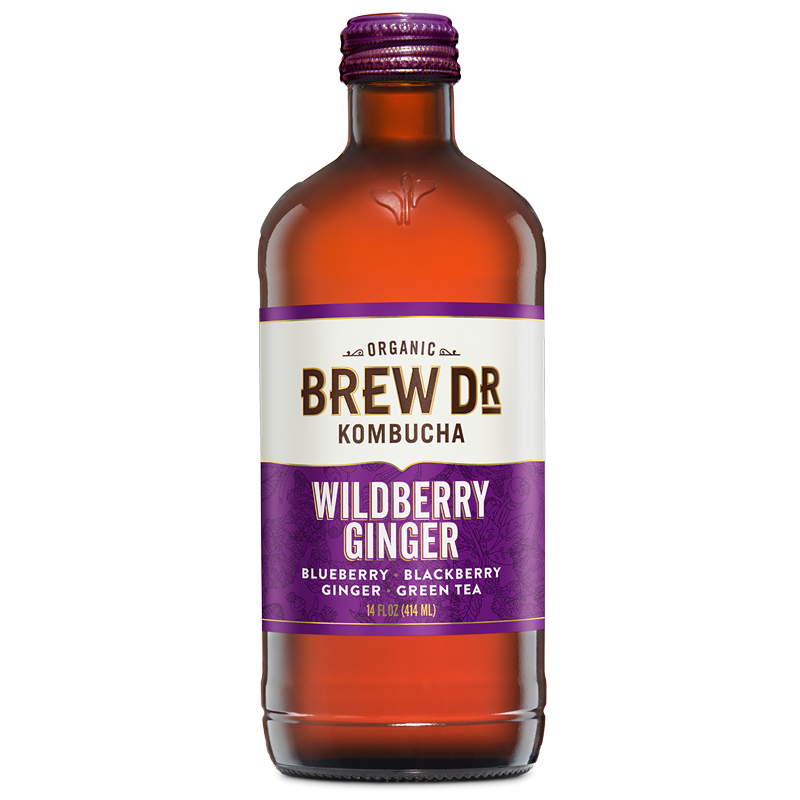 BREW DR - KOMBUCHA - WILDBERRY GINGER