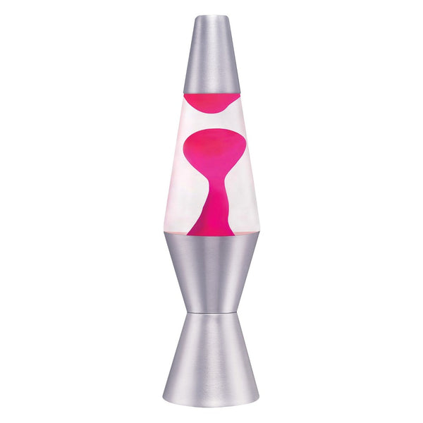 Lava Lamp Classic - PINK WAX / CLEAR LIQUID 11.5" - For PICK UP ONLY