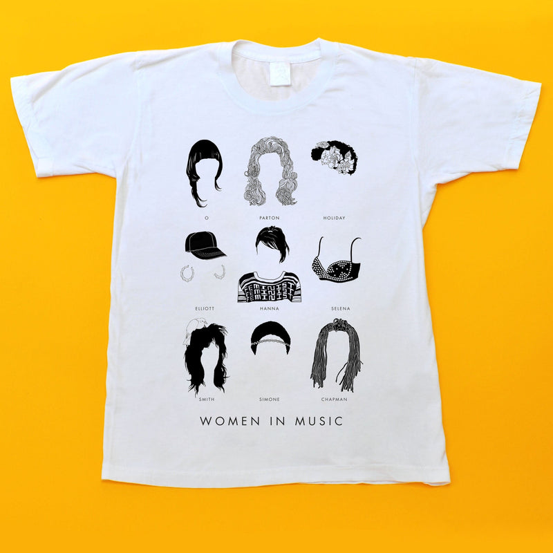 Women In Music - (White) - T- Shirt