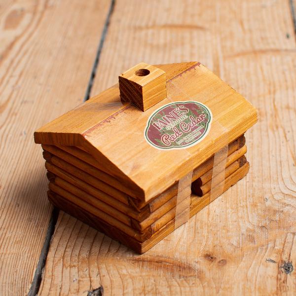 PAINE's Incense Cabin with 10 RED CEDAR INCENSE CONES