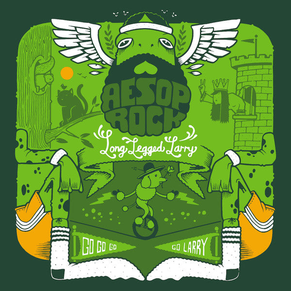 Aesop Rock - Long Legged Larry (Green Colour) (7") (New Vinyl)