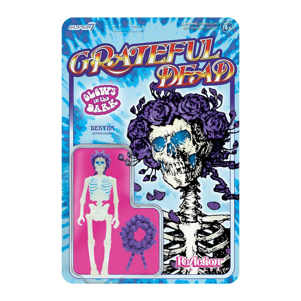 SUPER7 - Grateful Dead ReAction Figure - Bertha (Glow in the Dark)