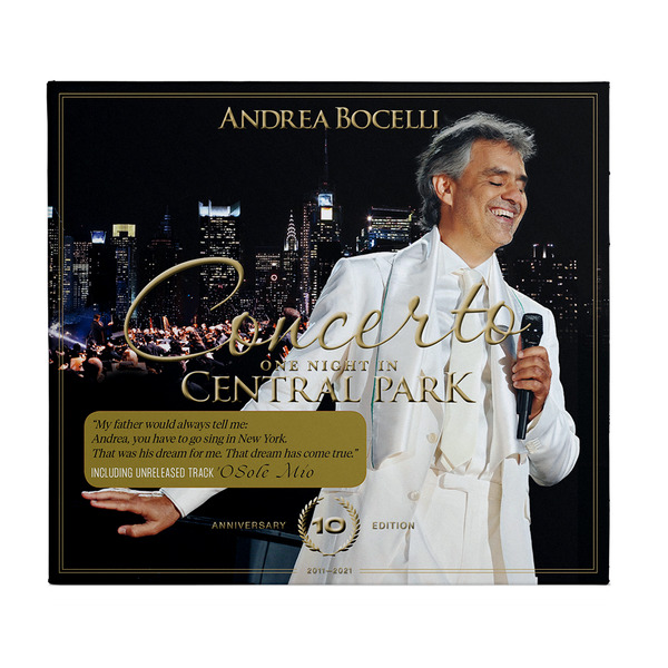 Andrea Bocelli - Concerto: One Night In Central Park - 10th Anniversary (New Blu-Ray)