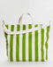 Horizonal - Green Awning Stripe - Baggu Duck Tote (Canvas)