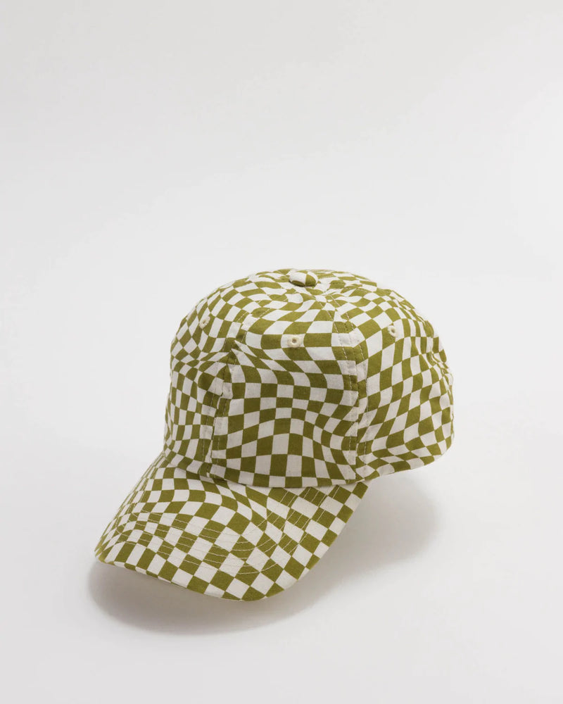 Baggu - Moss Trippy Checkr - Baseball Cap