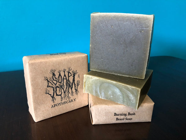 SOAPSCUM APOTHECARY - Burning Bush Beard Soap - Soap